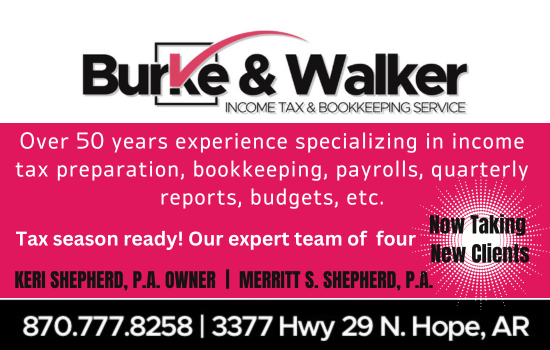 Burke & Walker new tax ad 