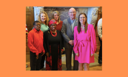 ROC Clients & Governor Celebrate Awareness Month