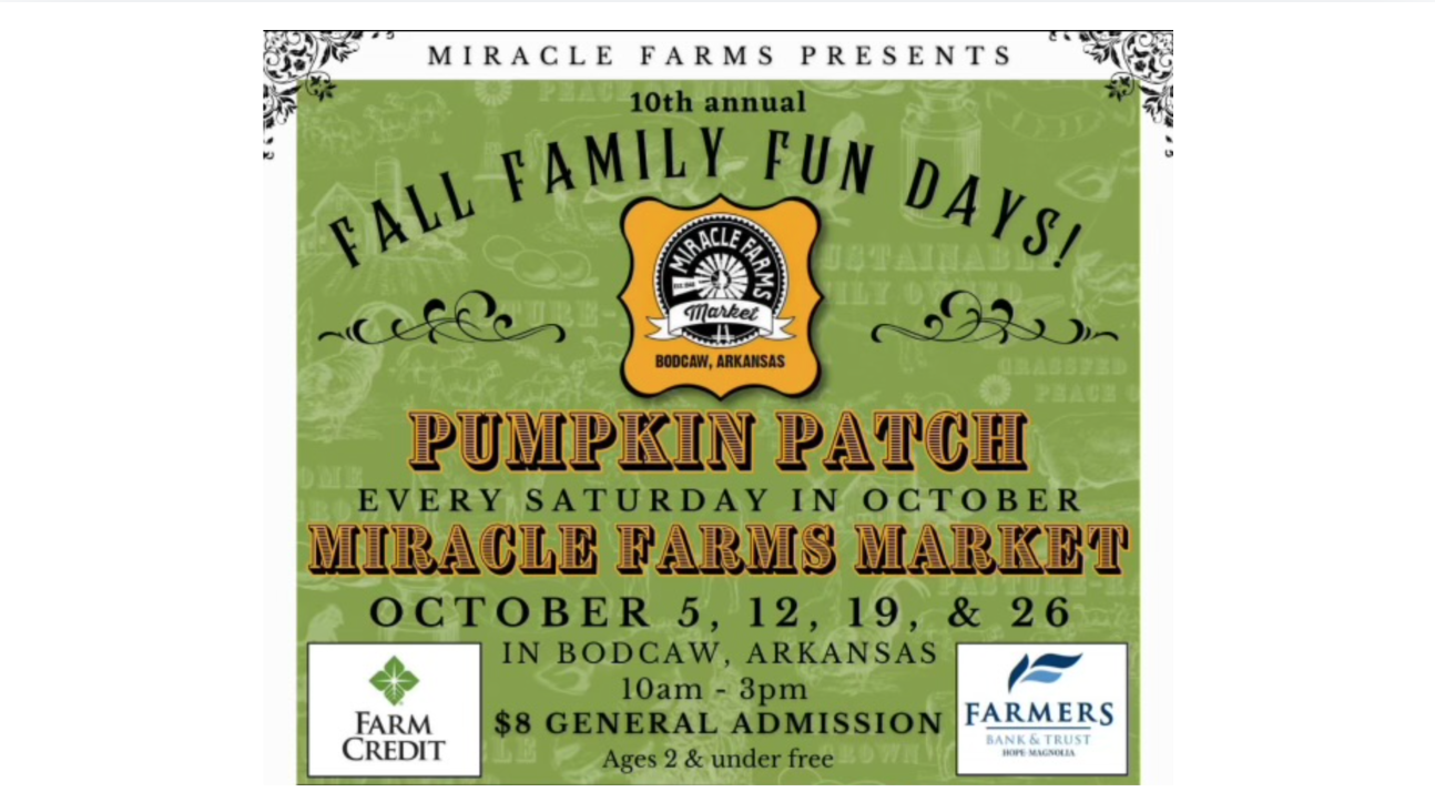 Miracle Farms presents 10th Annual Fall Family Fun Days 