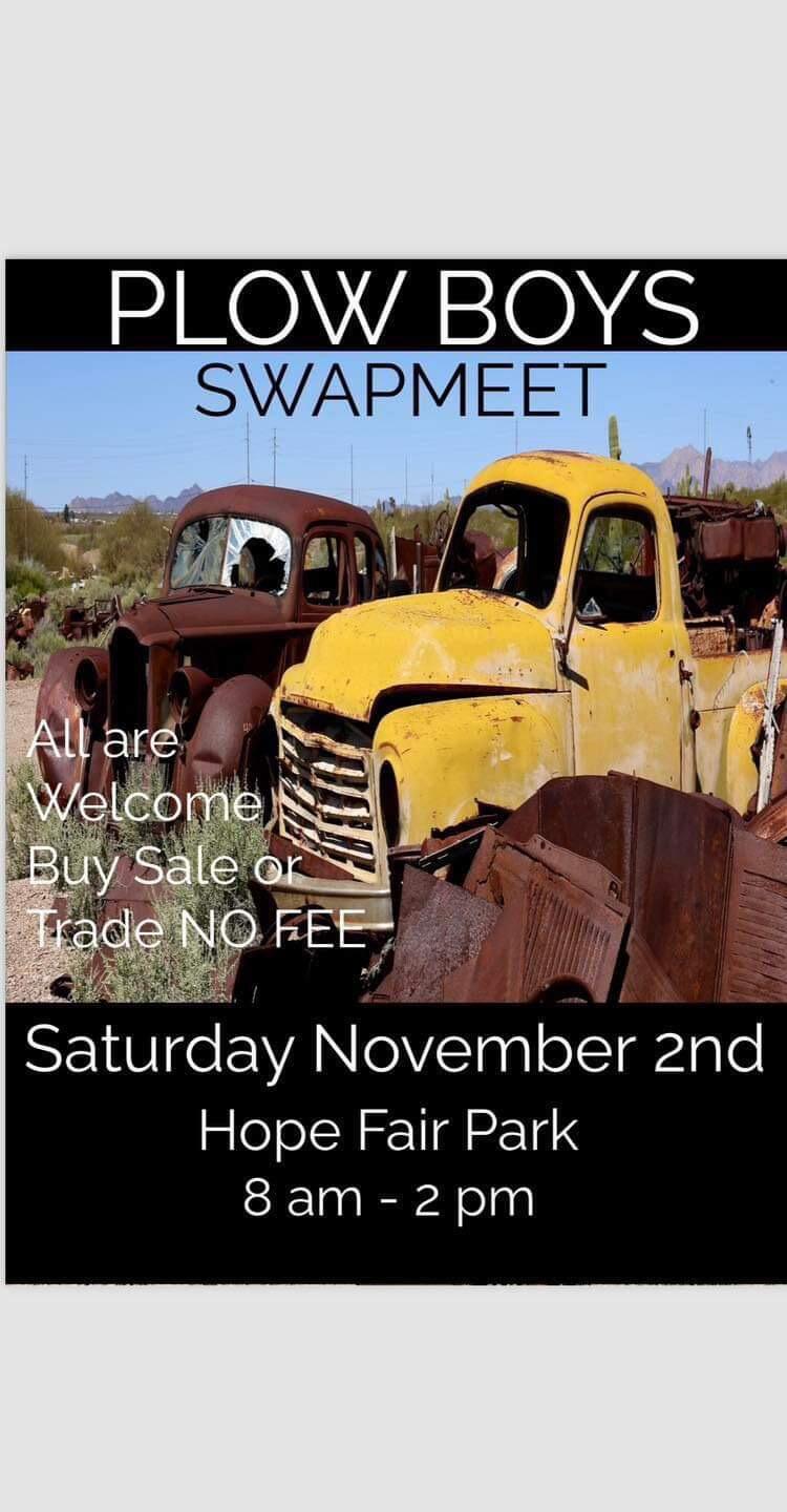 Plow Boys Swap Meet coming up 