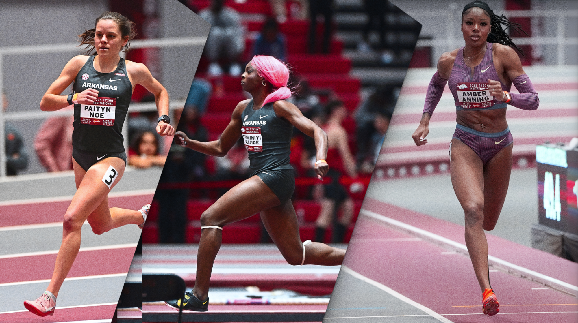 Pair of UA track records broken by Paityn Noe and Funminiyi Olijade at Tyson Invitational