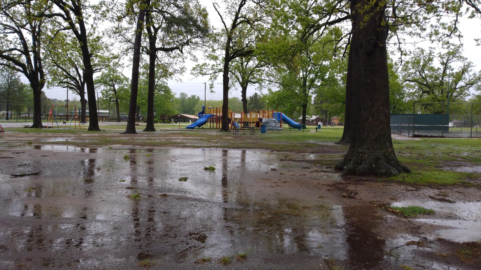 Photos of water accumulation from Hope