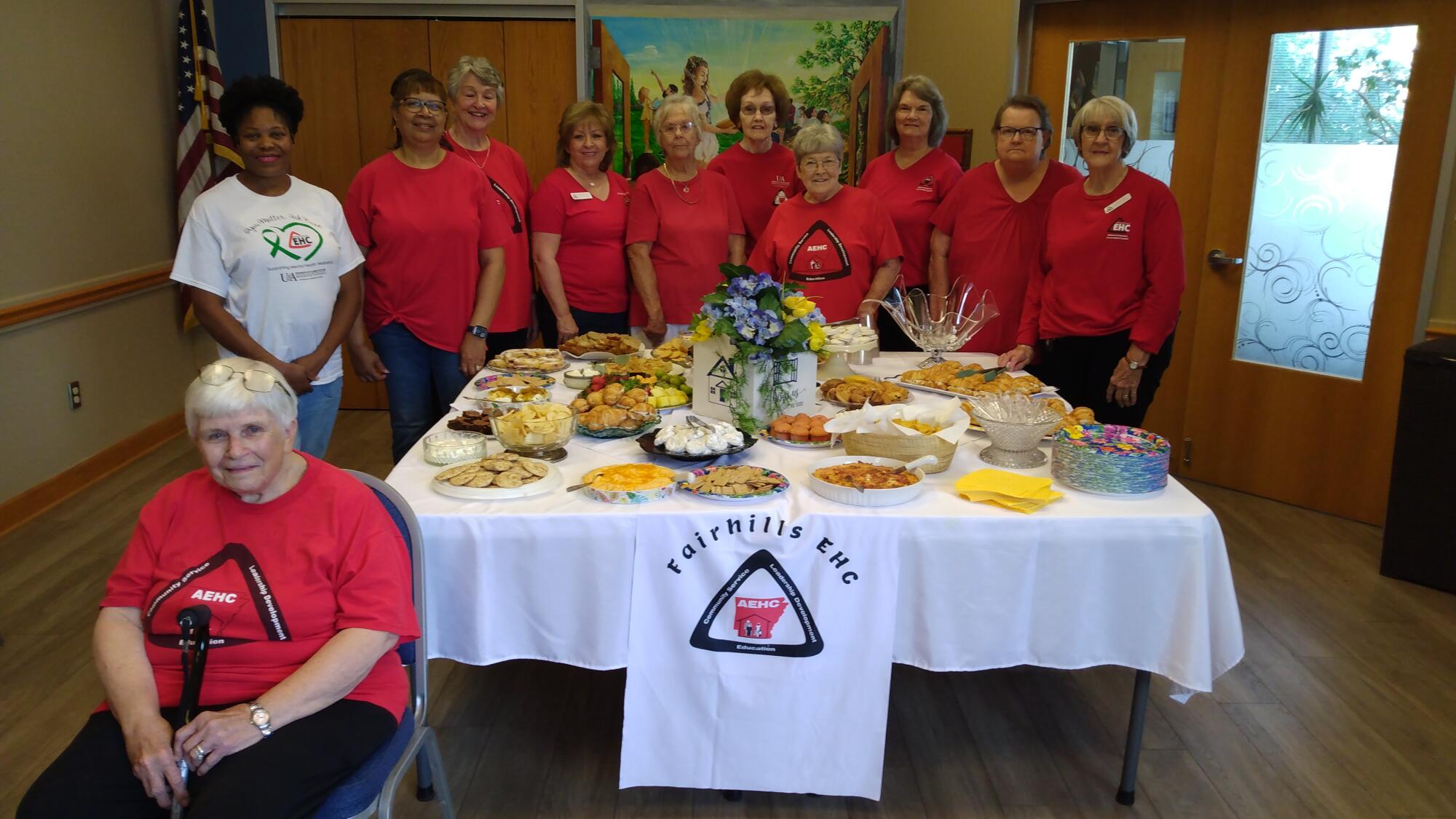Fairhills Extension Homemakers hold coffee at Prescott-Nevada County Library