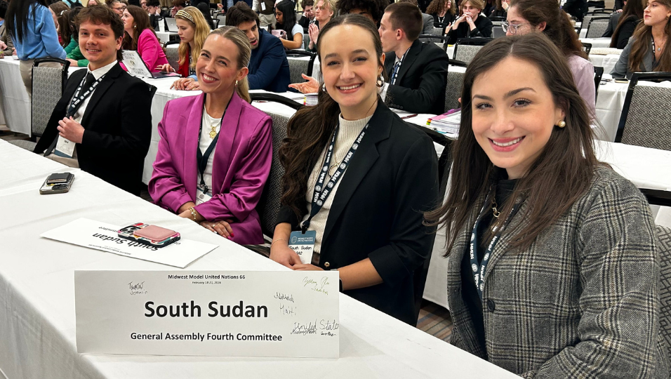Ouachita students earn multiple awards at Midwest Model U.N. for ninth straight year