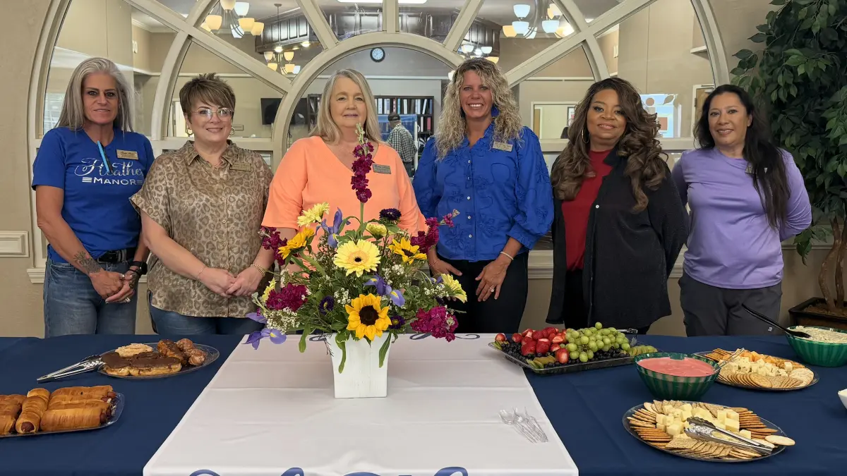 Heather Manor Celebrates Staff and Residents for Skilled Nursing Week at Community Coffee