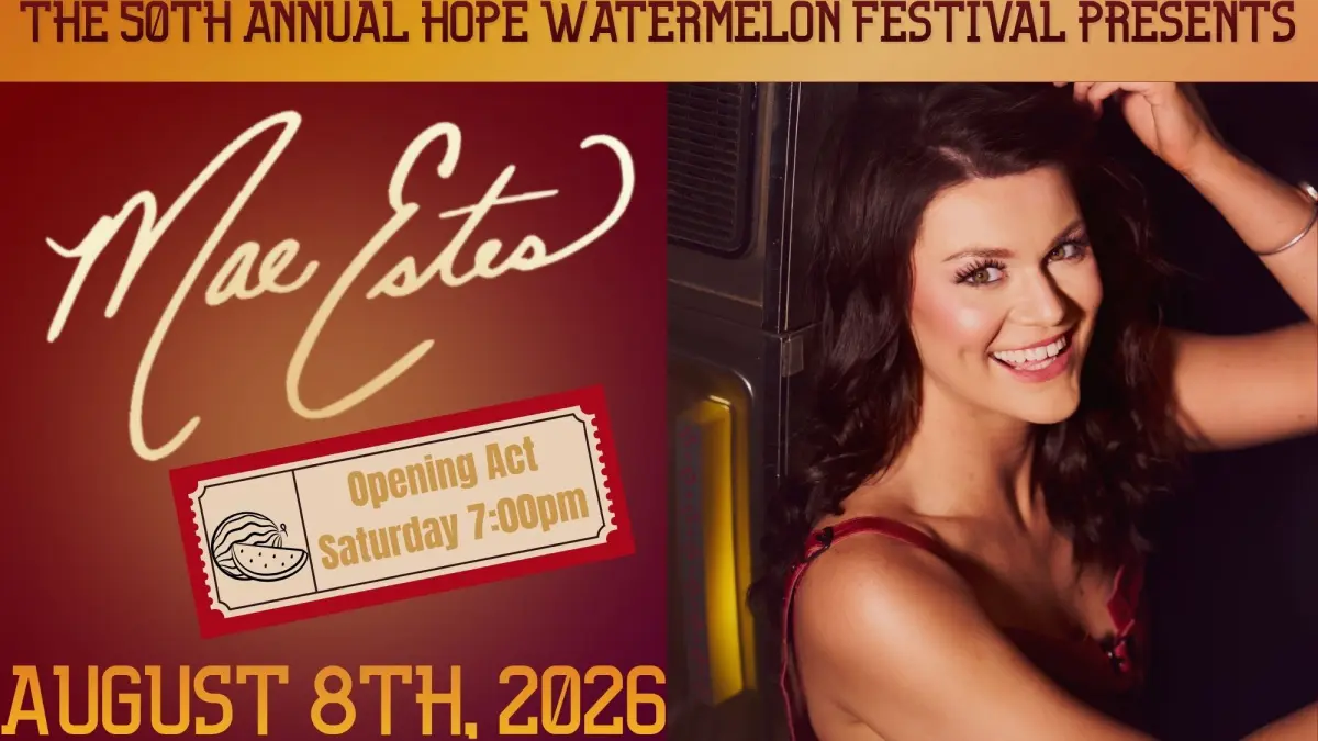 Mae Estes to Open for the 50th Annual Hope Watermelon Festival Concert Featuring Gretchen Wilson