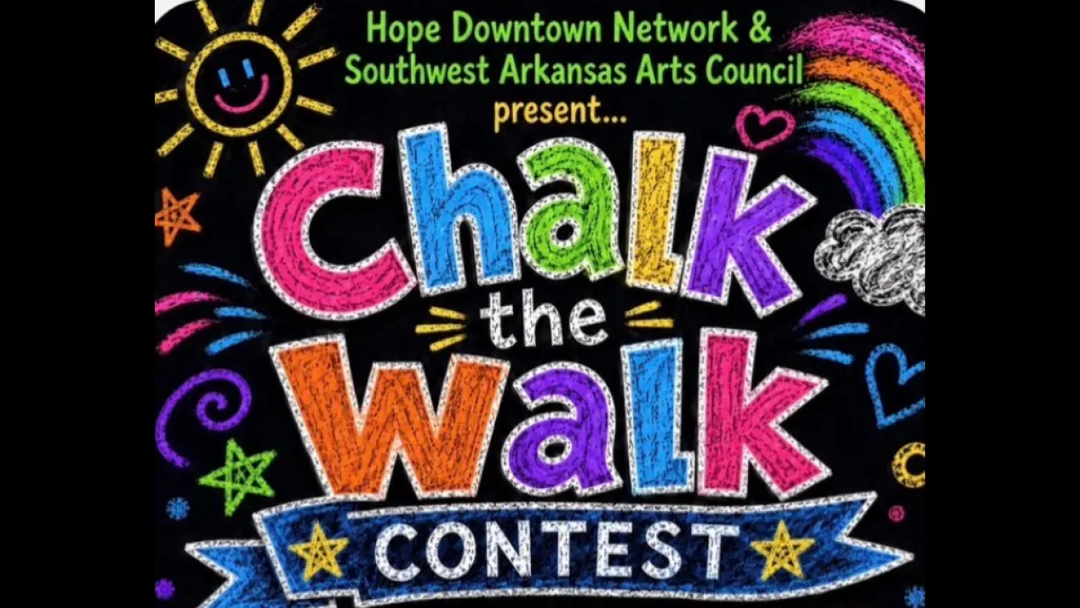Hope Downtown Network and Southwest Arkansas Arts Council Announce Chalk the Walk Contest