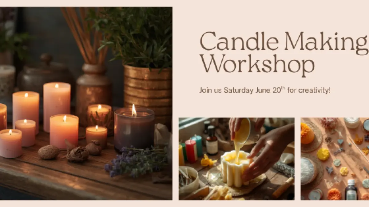 Candle Making Workshop at Historic Washington State Park
