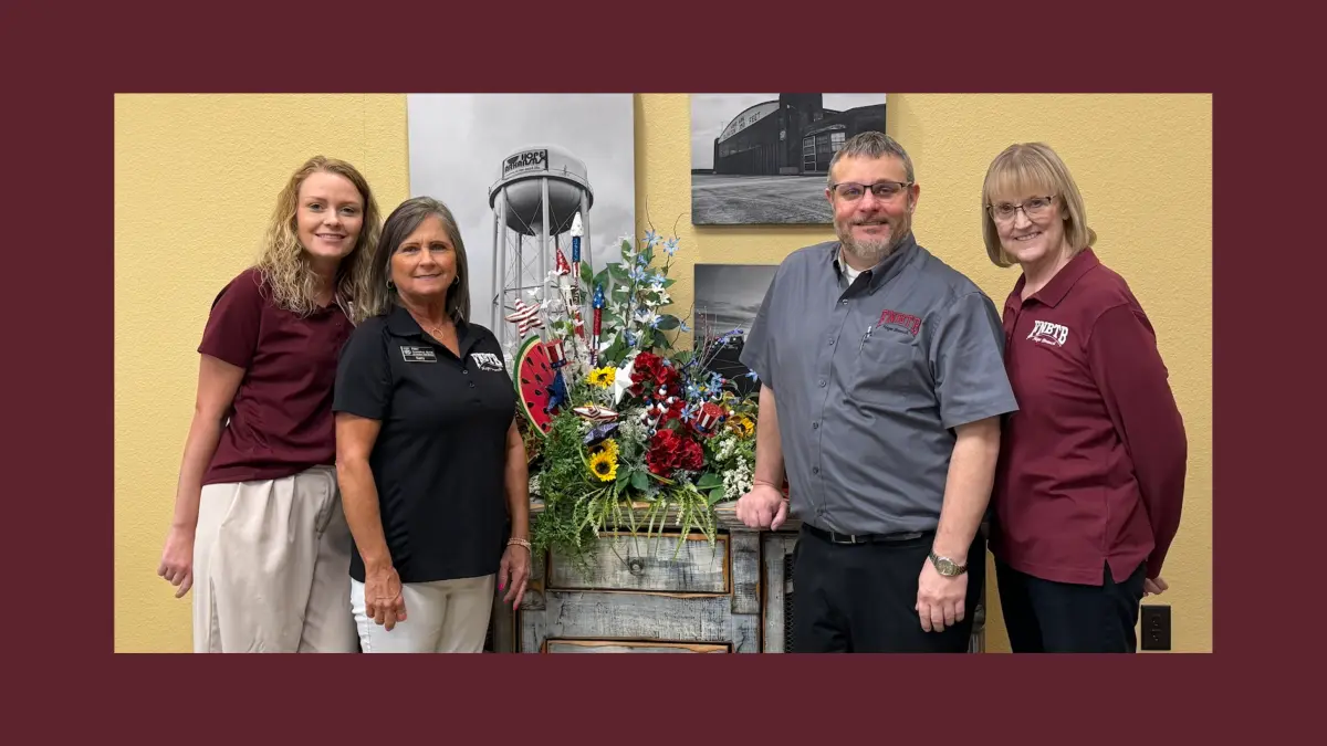 First National Bank of Tom Bean Hosts Chamber Community Coffee in Hope