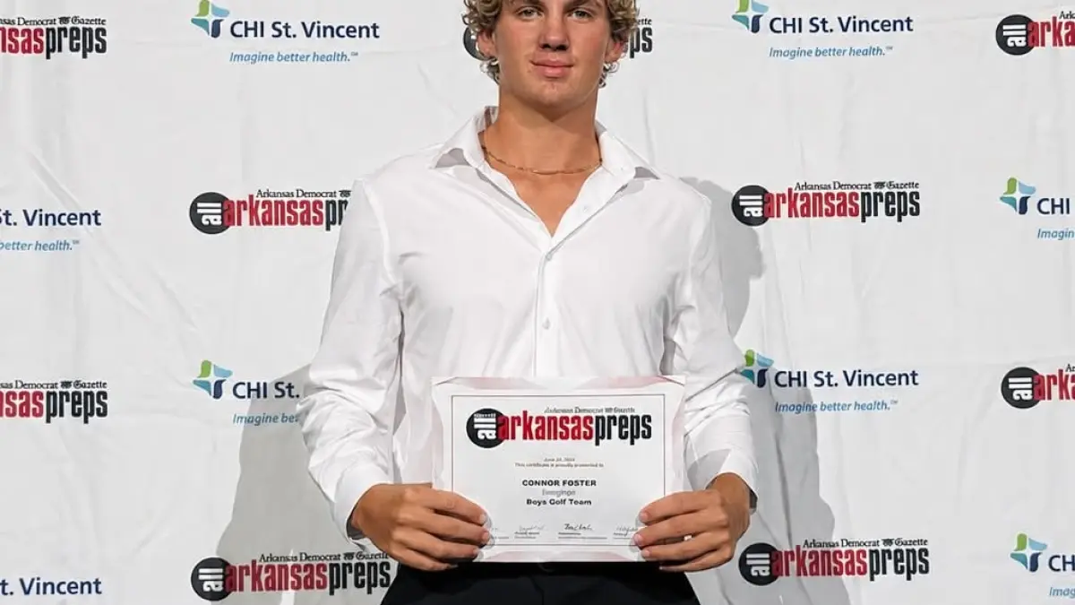 Next Level Golfer Connor Foster Named to All Arkansas Prep Golf Team