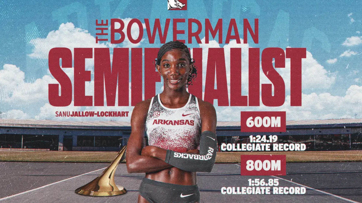 Sanu Jallow-Lockhart named semifinalist for 2026 Bowerman
