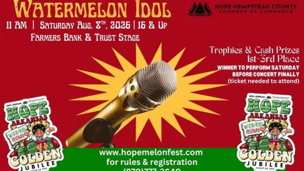 Watermelon Idol Returns to the 50th Annual Hope Watermelon Festival