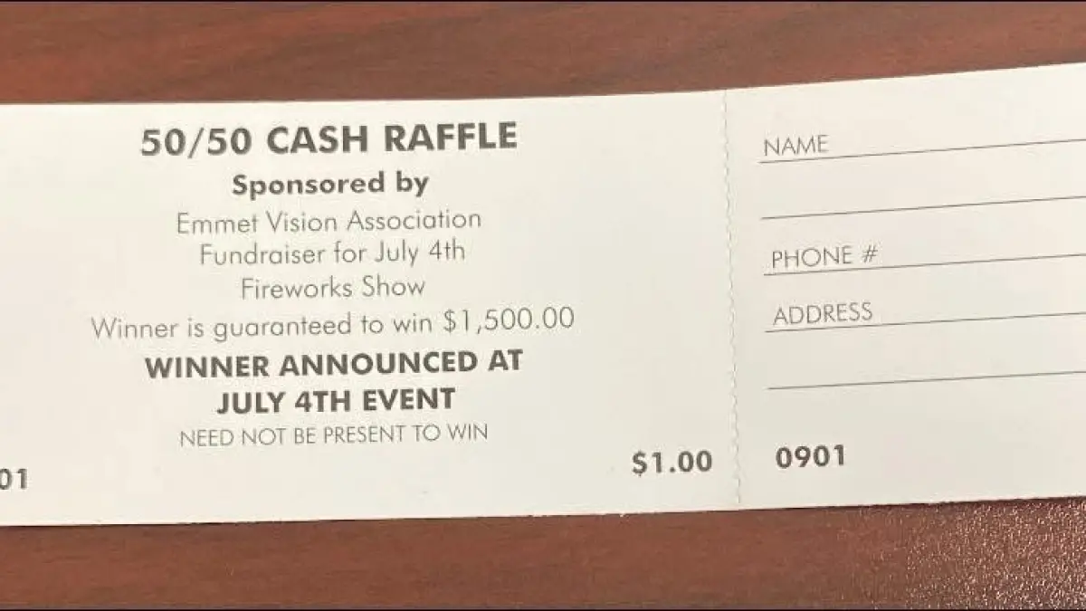 Emmet to hold raffle and set off fireworks this Independence Day week