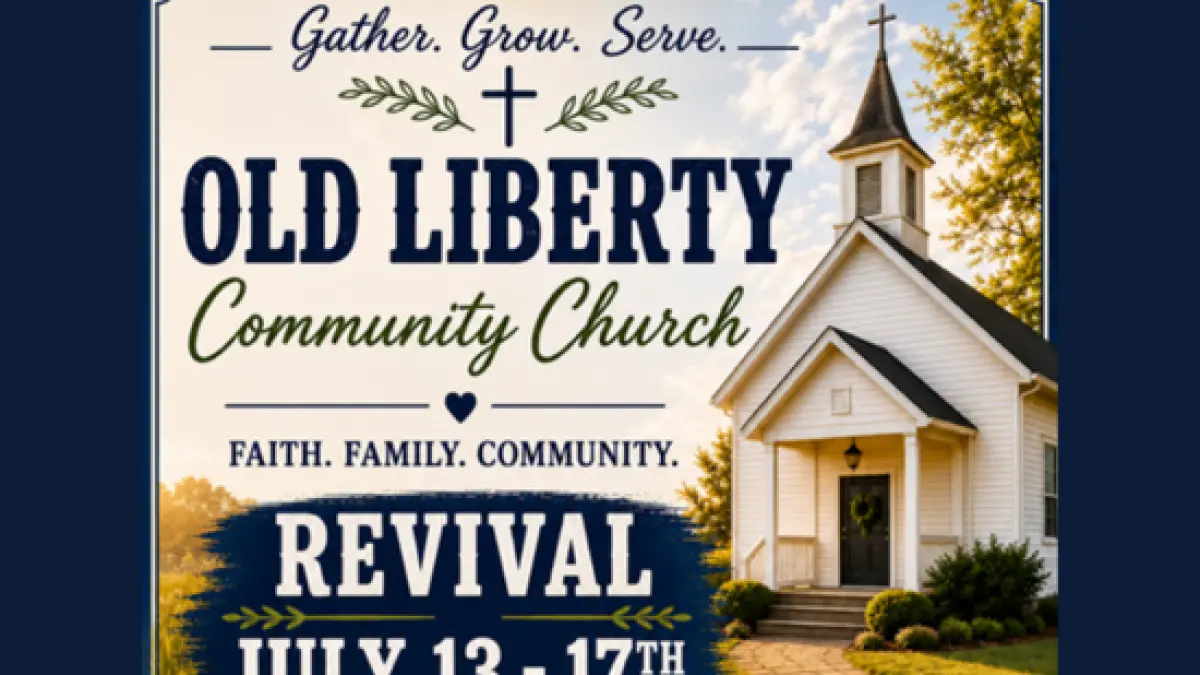 Old Liberty Community Church to hold Revival July 13-17