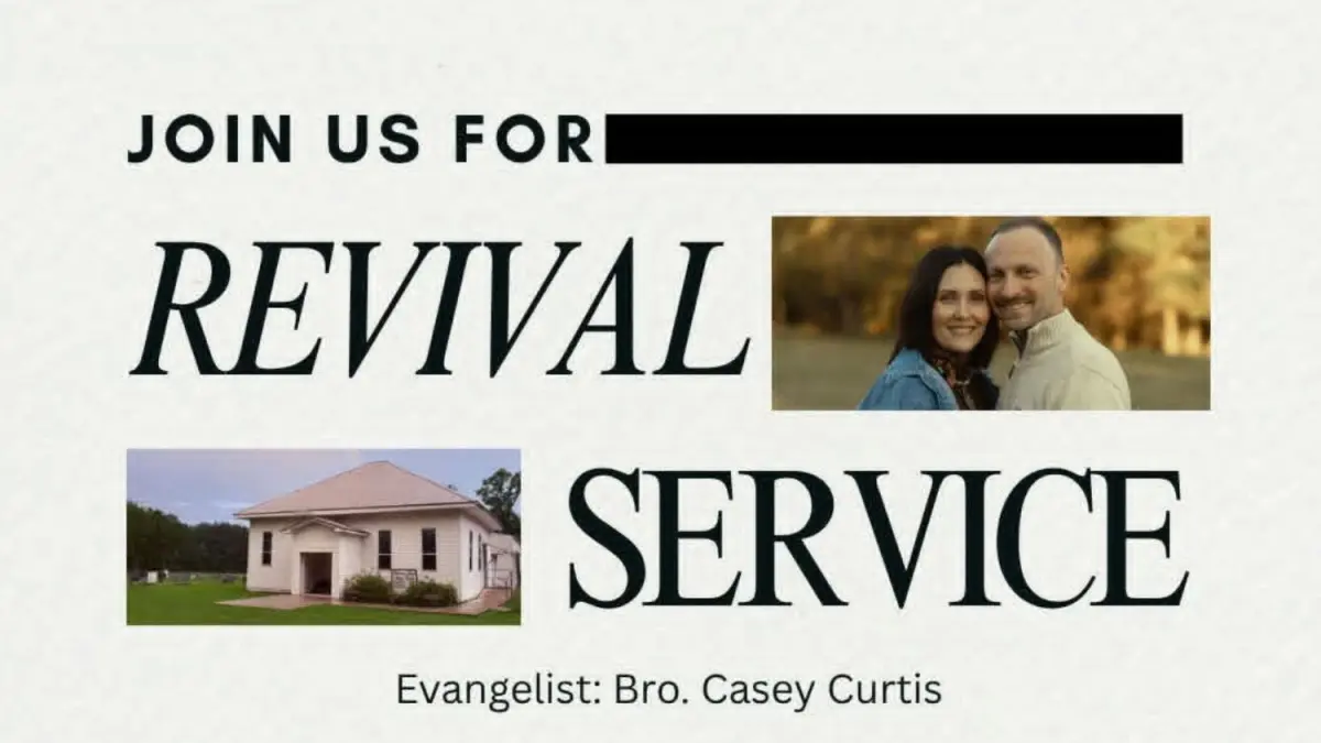 Missionary Grove Baptist Church Revival Service July 19-22
