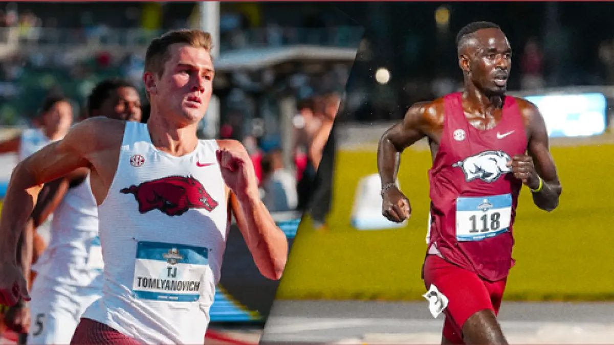 Academic All-America honors for TJ Tomlyanovich & Ernest Cheruiyot