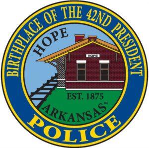 Hope PD announce two arrests for violent and drug-related offenses, releases overall arrests, warrants and incidents report