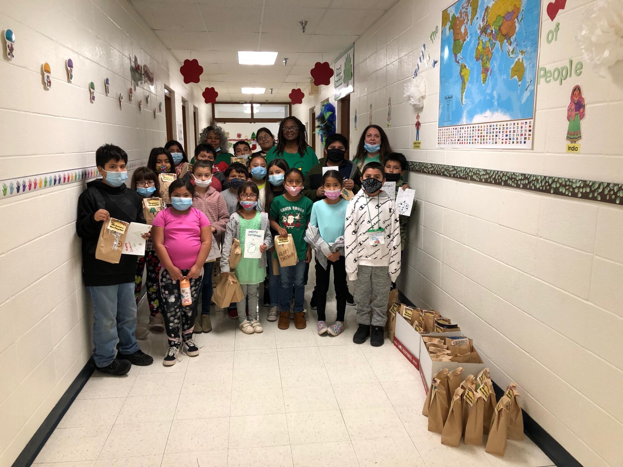 Hope Public Schools showers holiday cheer