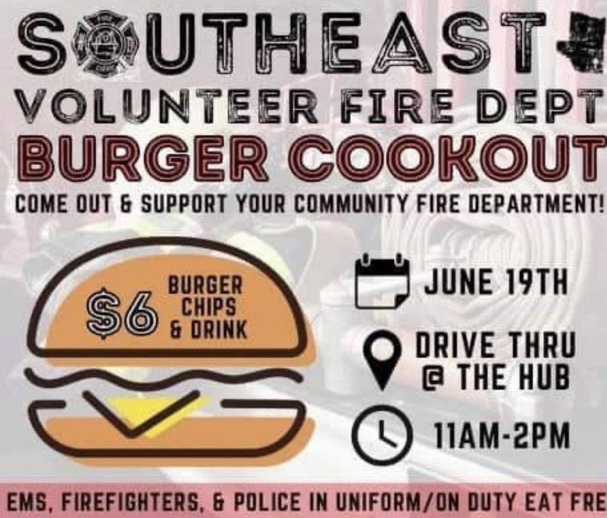 Southeast Fire Department Burger Cookout