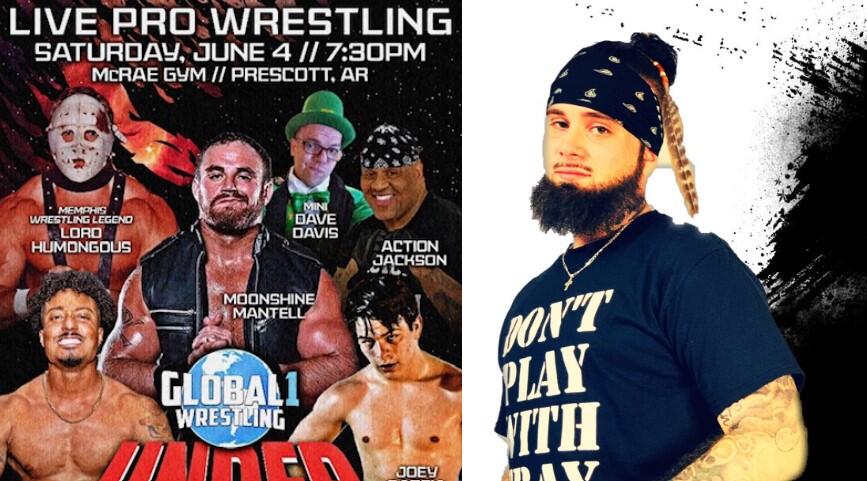 Global 1 Wrestling in Prescott June 4th
