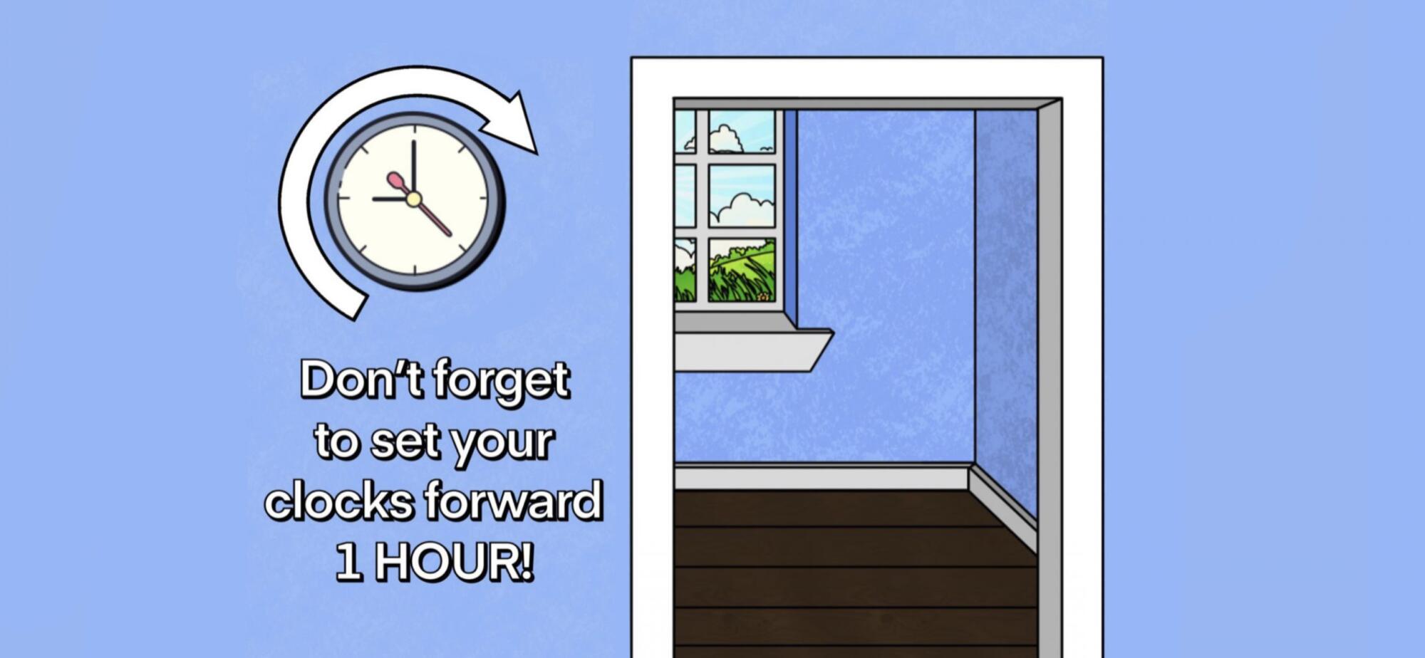 Set Clocks Forward One Hour at 2AM