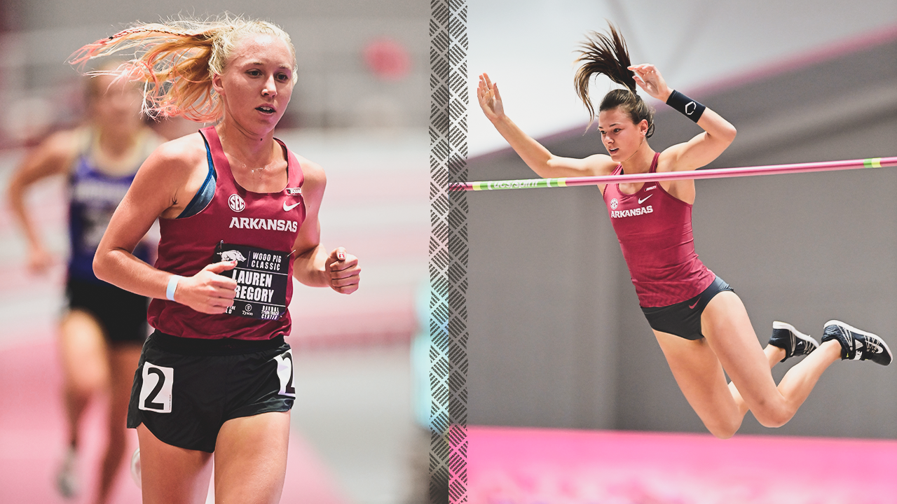 Gregory PRs in 5,000m victory, Vekemans career best wins pole vault at Wooo Pig Classic