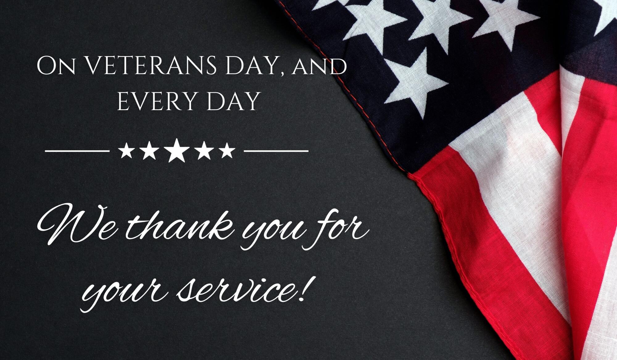 In Honor of our Veterans