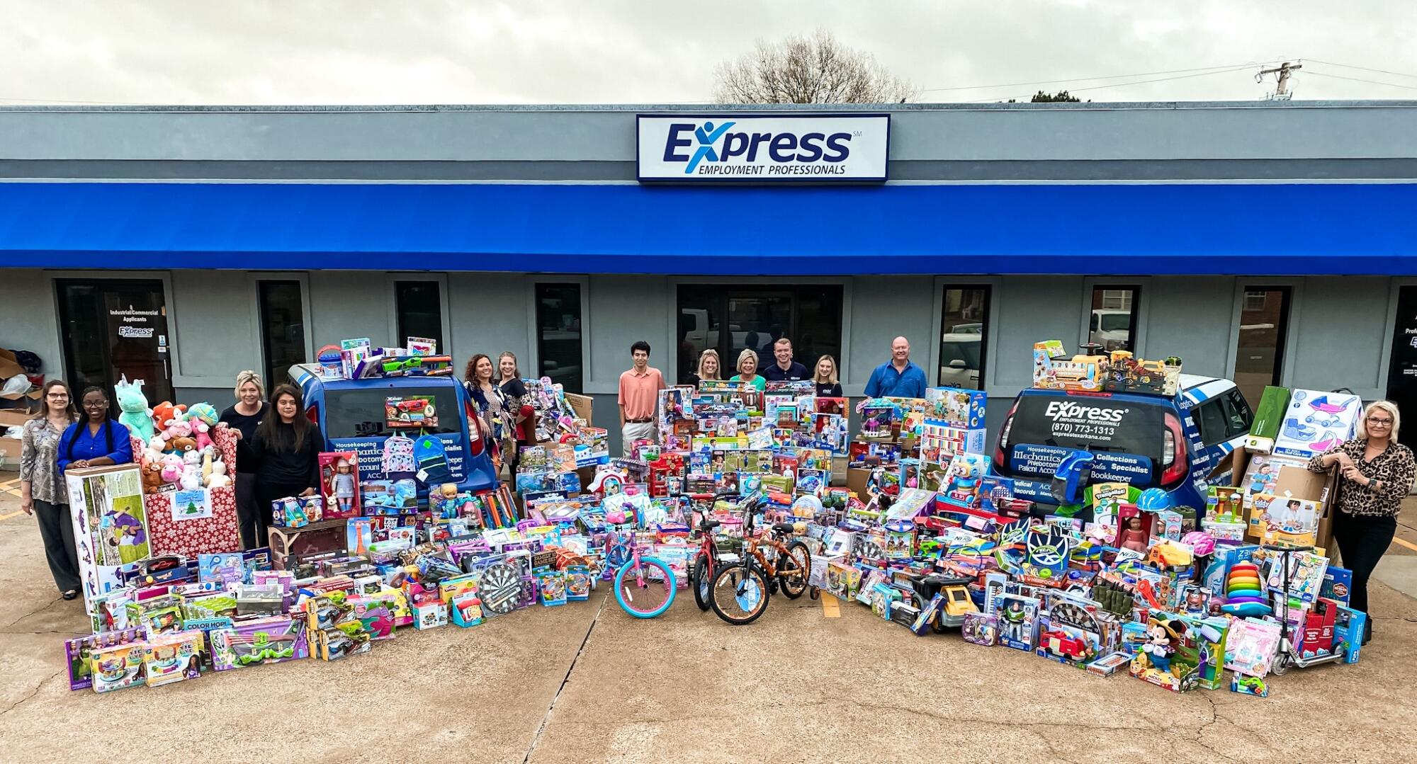 Express Employment Professionals Host 6th Annual Toy Drive