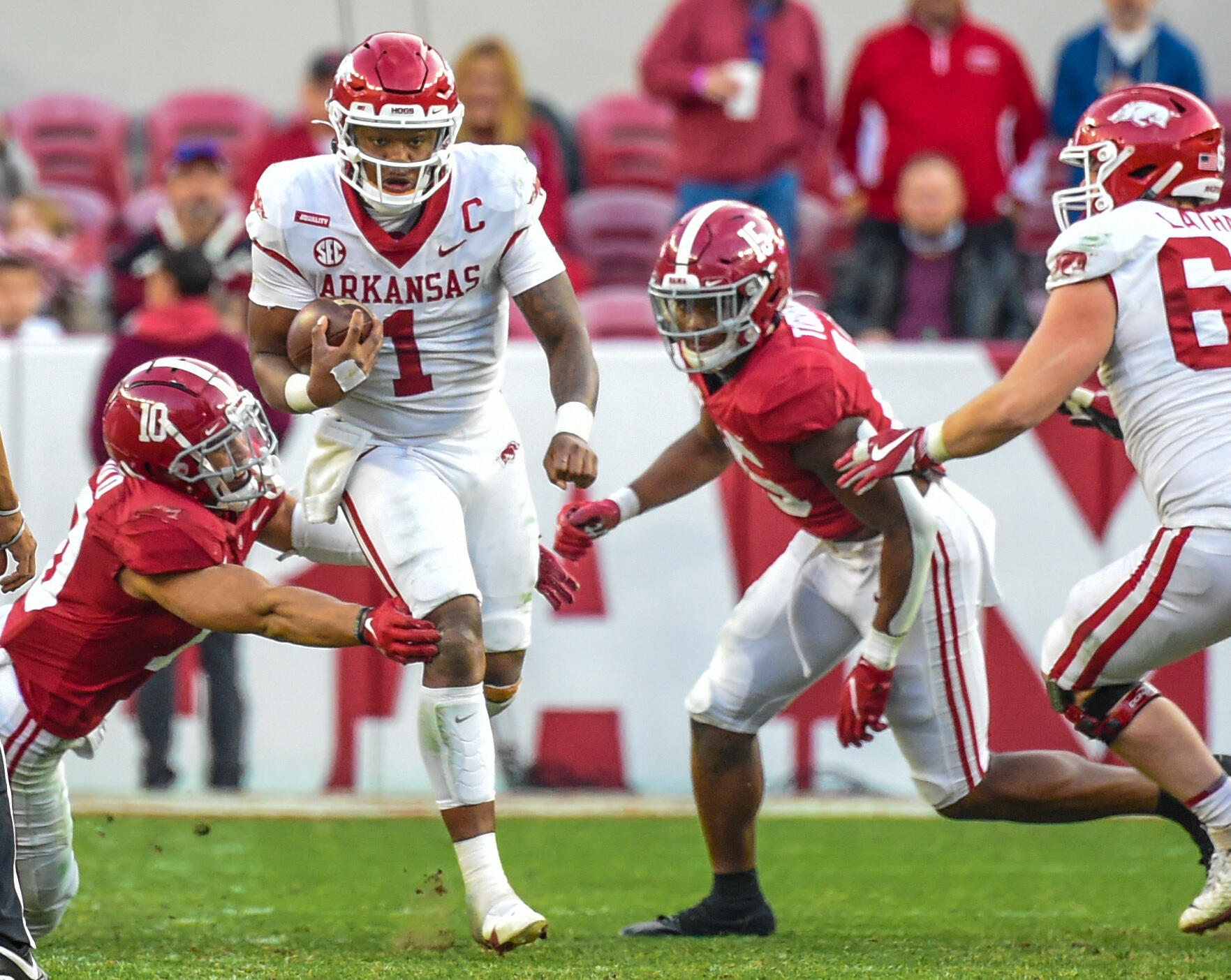 Hogs Lose Gallantly