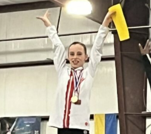 Gymnast Zoie Smith, Clinton Primary third-grader, crowned Texas State Champion on balance beam