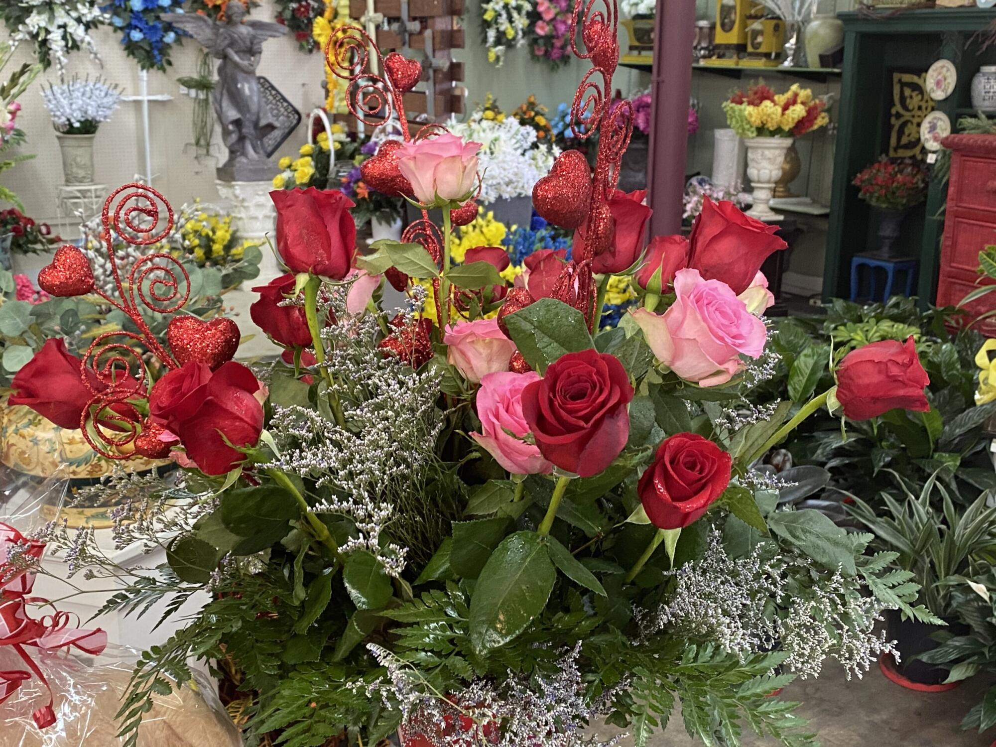 Local Florists and Bakers Offer Arrangements, Treats for Valentine's Day