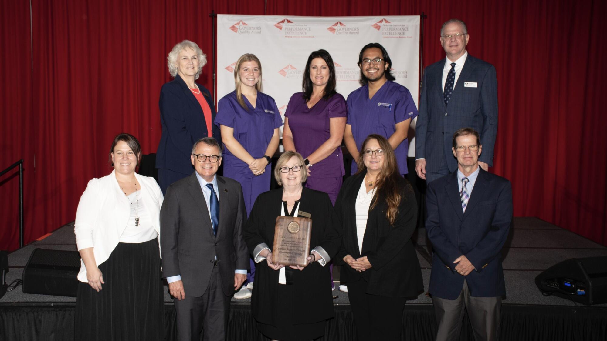 Ouachita Department of Nursing receives Governor’s Quality Award