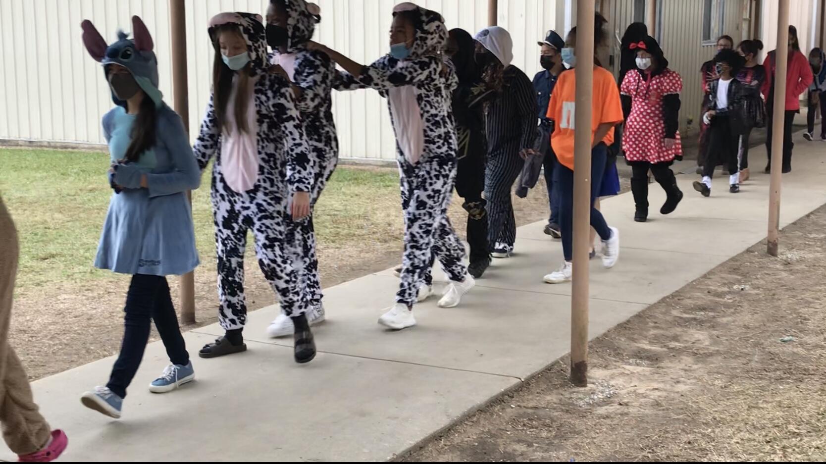Costumes on Display at Hope Schools