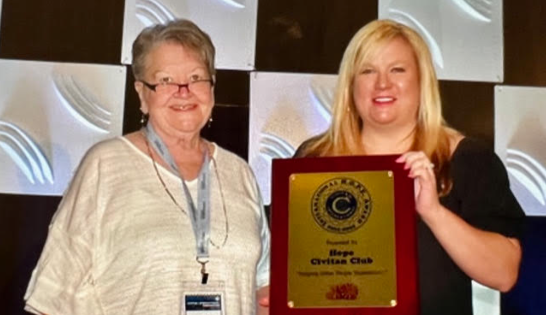 Hope Civitan receives H.O.P.E. Award at Civitan International Convention 